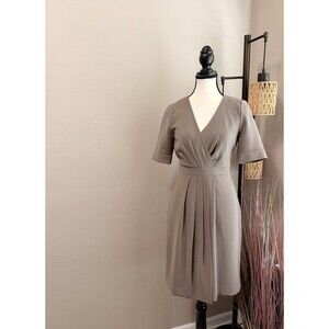J. Crew Women’s Dress Taupe Midi Size 2 EUC